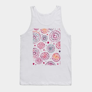 Abstract watercolor sparkles – multicolor Tank Top